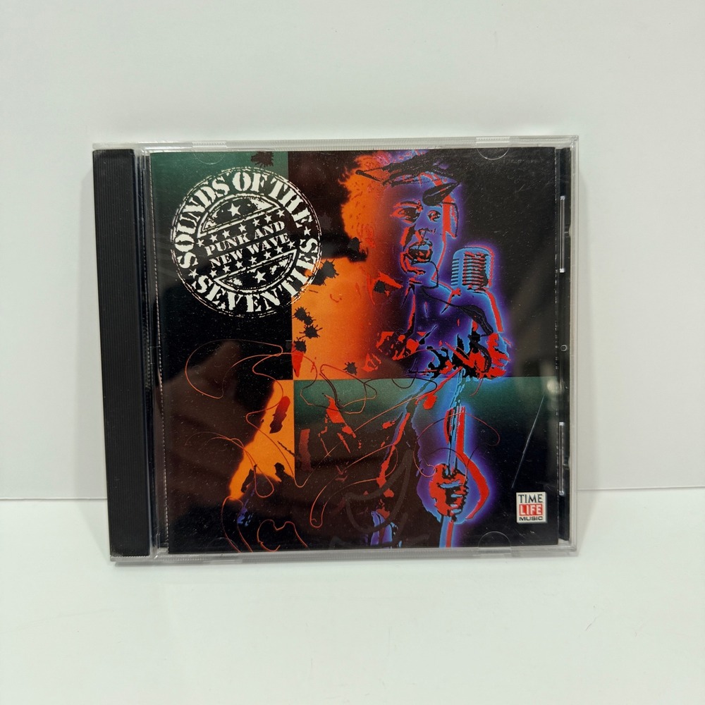 Time Life Sounds of the Seventies CD Unisex OS Multicolor Good Punk New Wave